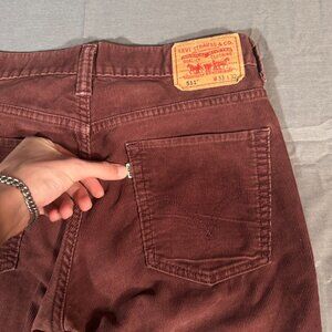 🍎Rare 511 White tag Levi Strauss corduroy jeans 32x32🍎 FREE SHIPPING